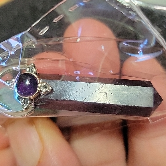 New Sterling Silver Amethyst Crystal - Picture 3 of 3